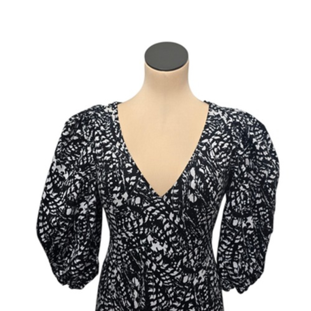 Zara Black and White Mini Dress - Picture 9 of 11